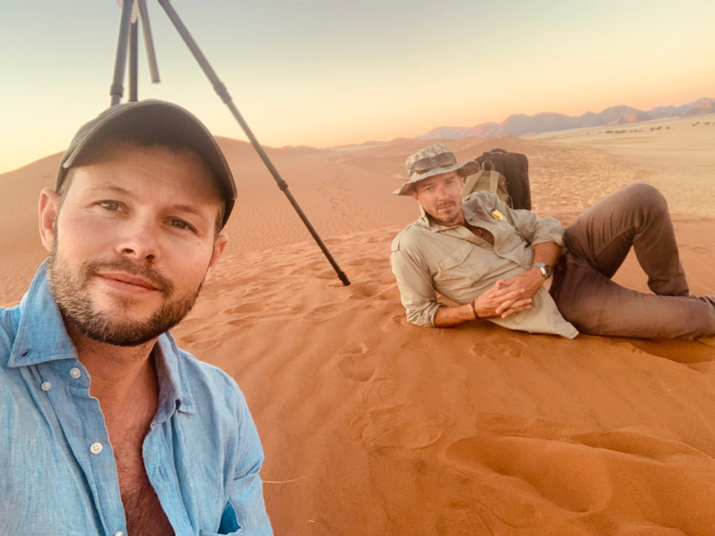 Dean West in the desert...