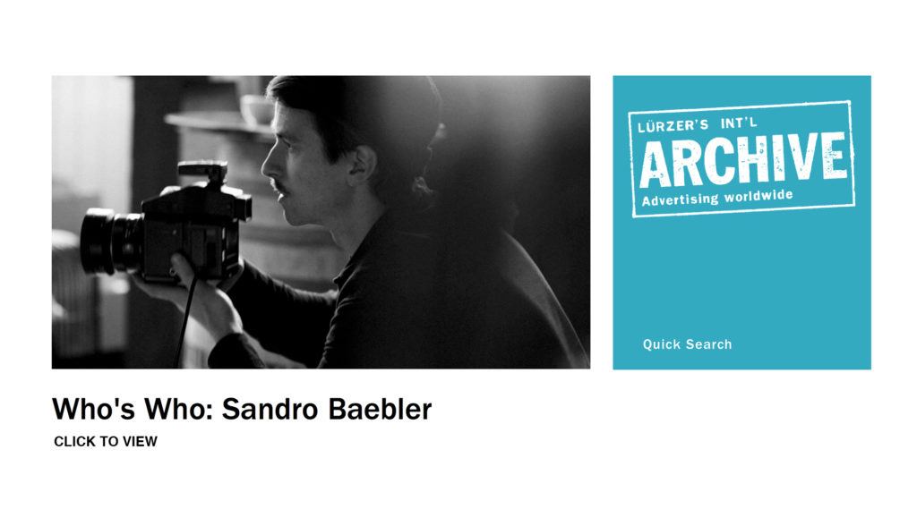 Who's Who... with Sandro Baebler
